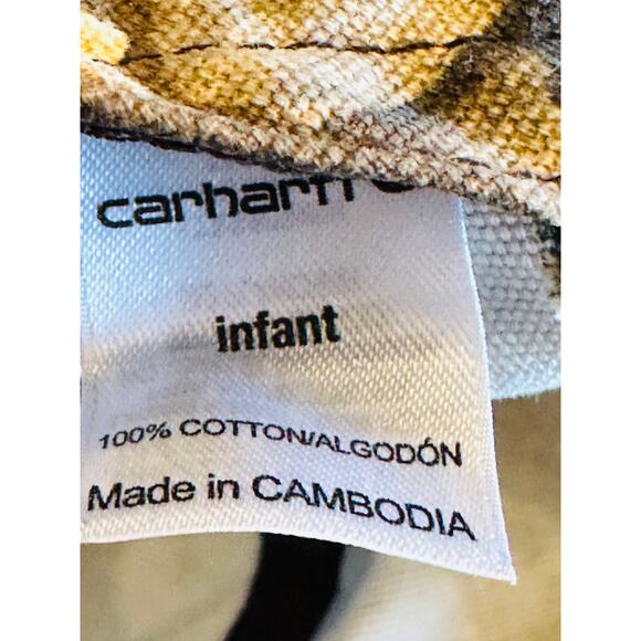 Hat Carhartt Mossy Oak Camo Infant Little kids Baseball Hat Giftable - Picture 4 of 6